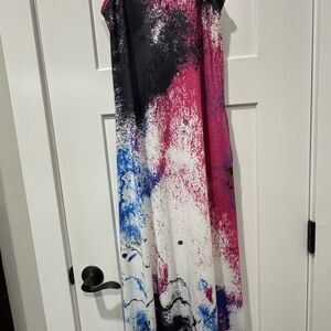 Elegant Multicolor Maxi Dress